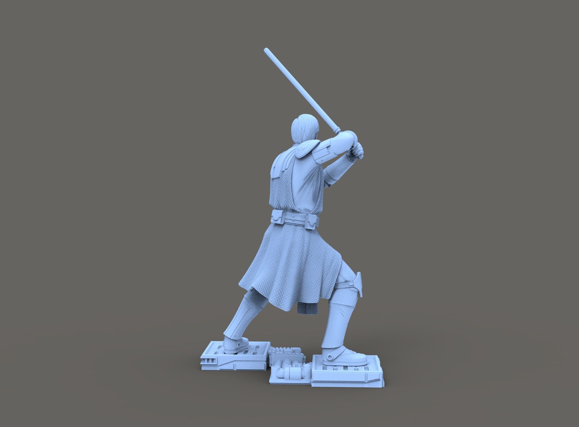 Obi Wan Kenobi Star Wars for 3d printing 3D model_3