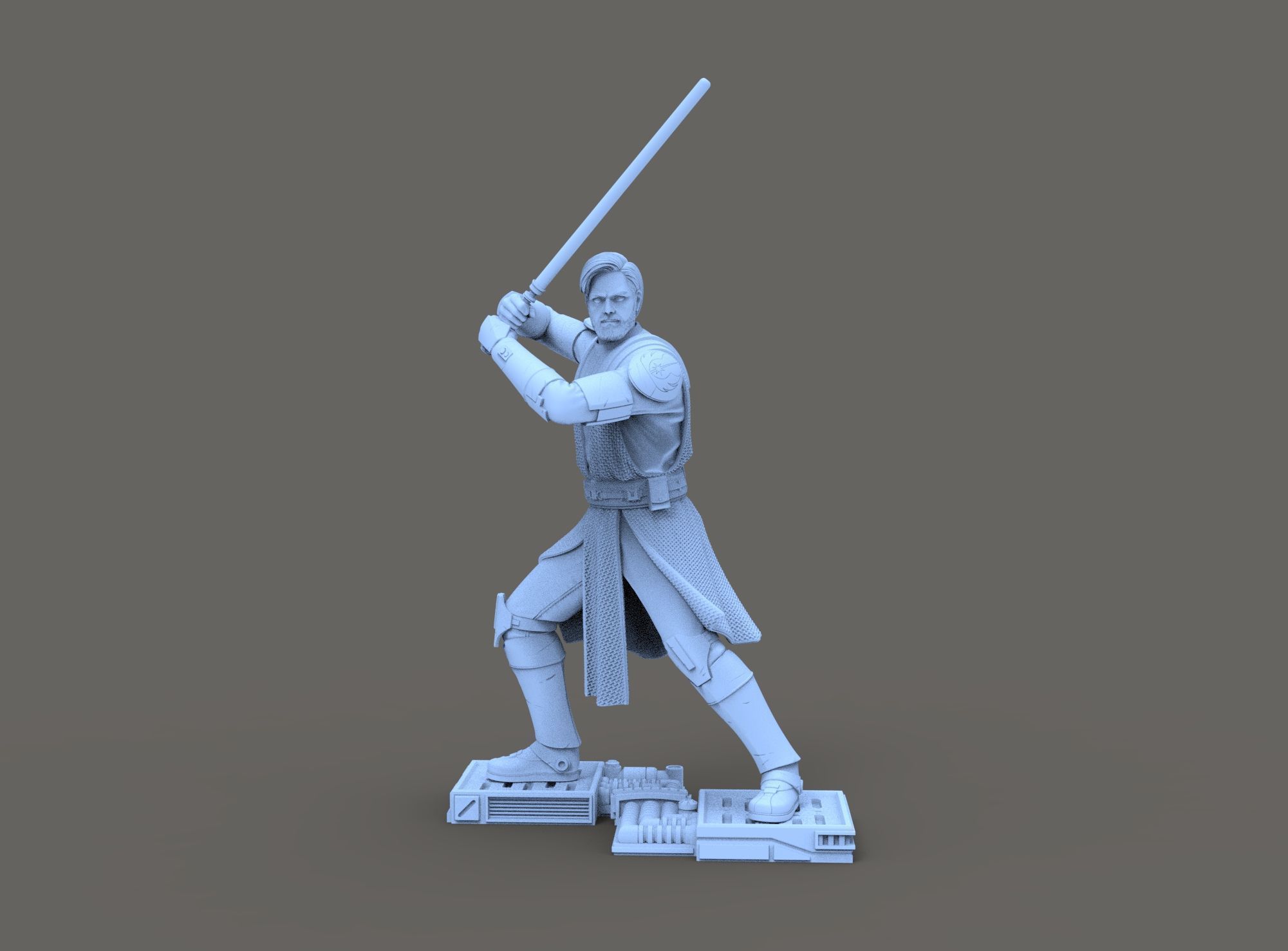 Obi Wan Kenobi Star Wars for 3d printing 3D model_10