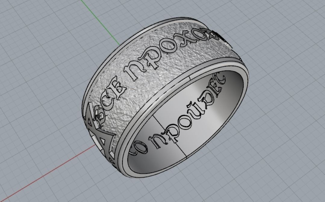 wedding rings 3D print model_7