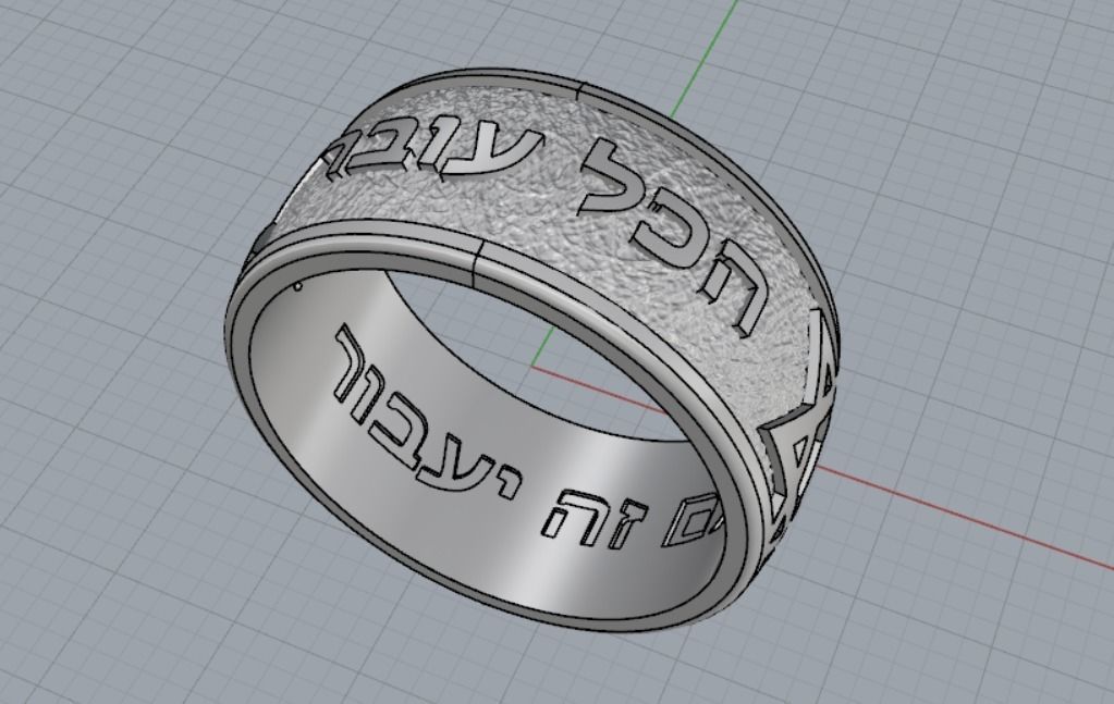 wedding rings 3D print model_12