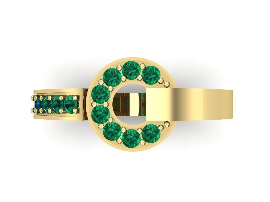 beautiful ring 3D print model_1