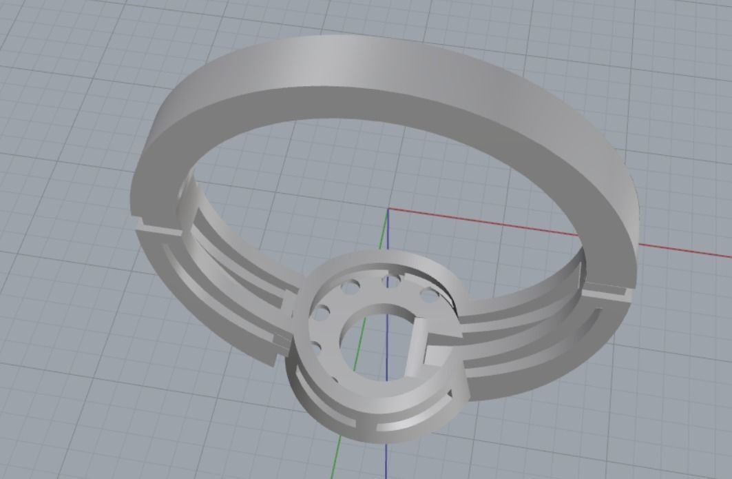 beautiful ring 3D print model_8