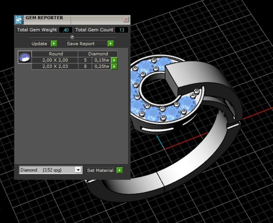 beautiful ring 3D print model_6