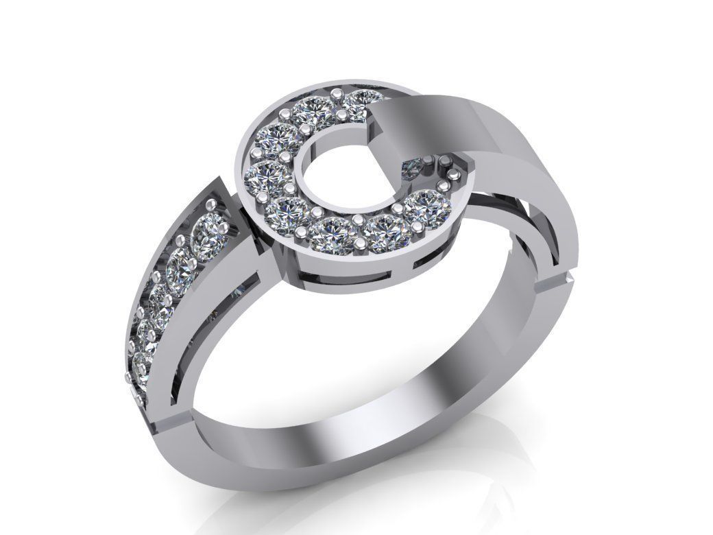 beautiful ring 3D print model_4