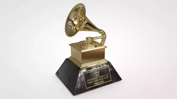 Grammys Music Award Trophy 3D model