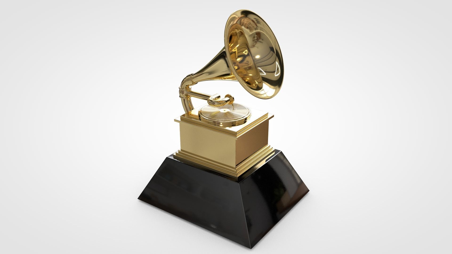 Grammys Music Award Trophy 3D model_15