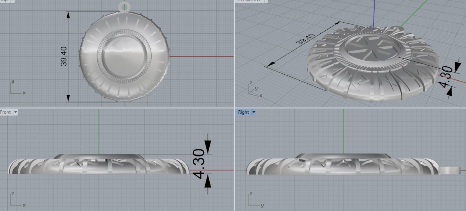Pendant Symbols 3D print model_14