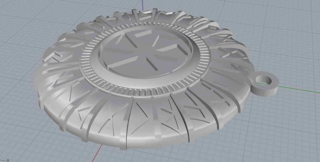 Pendant Symbols 3D print model_9