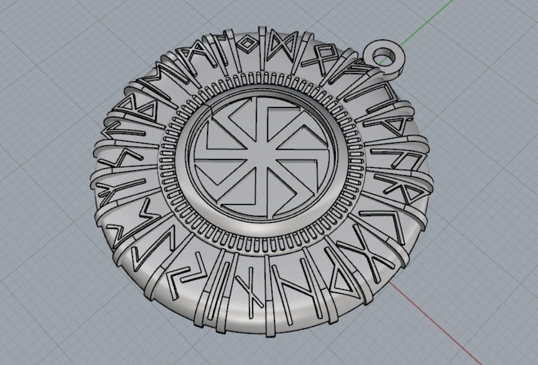 Pendant Symbols 3D print model_7