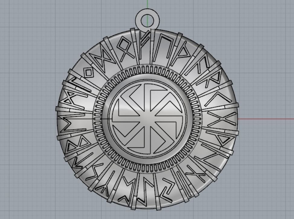 Pendant Symbols 3D print model_10