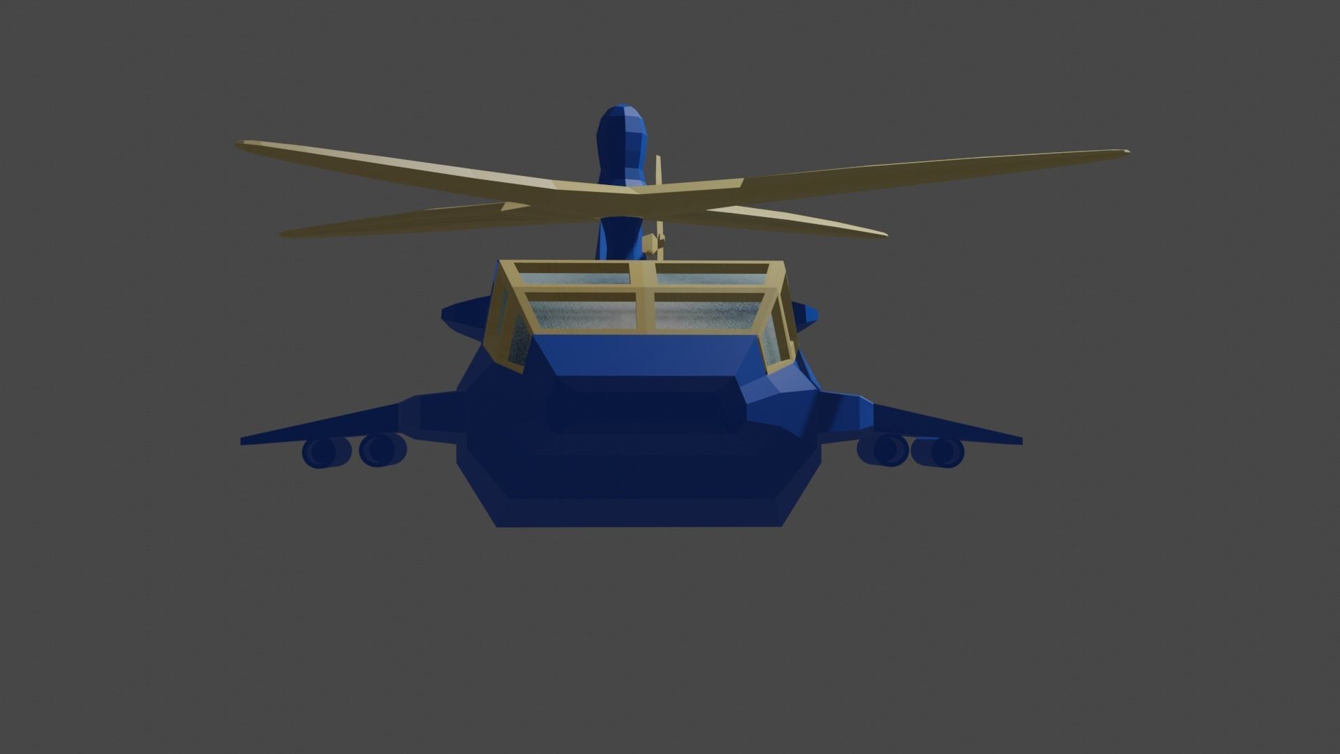 Helicopter 3D model_1