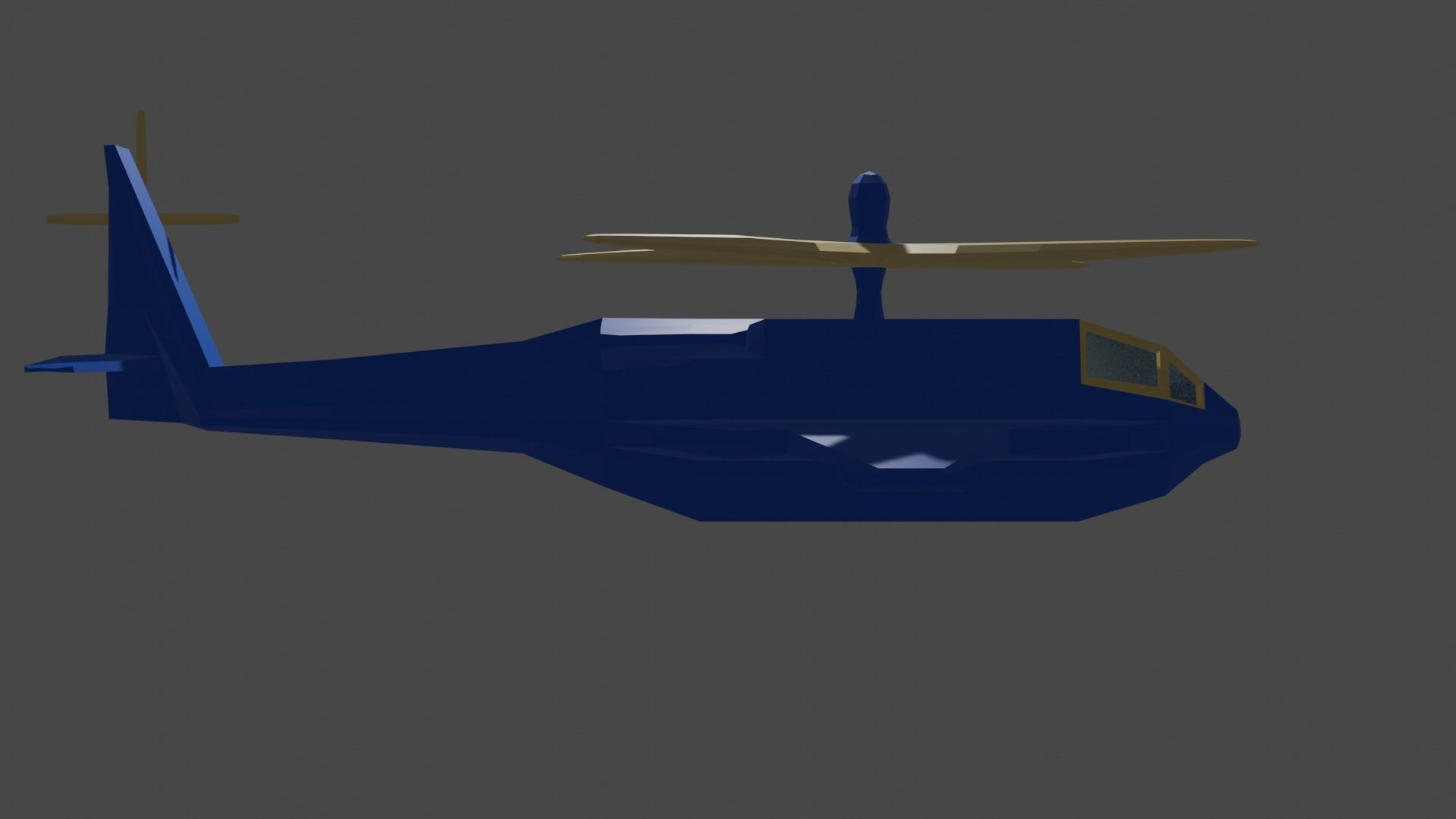 Helicopter 3D model_3