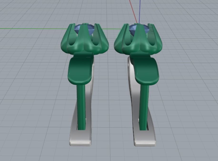 Earrings Beautiful 3D print model_14