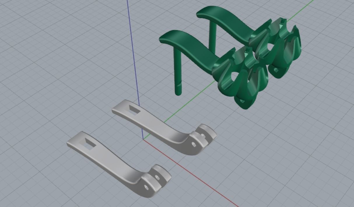 Earrings Beautiful 3D print model_9