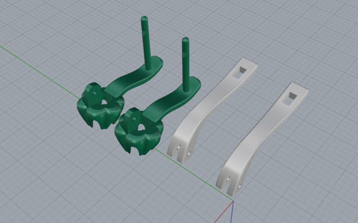 Earrings Beautiful 3D print model_10