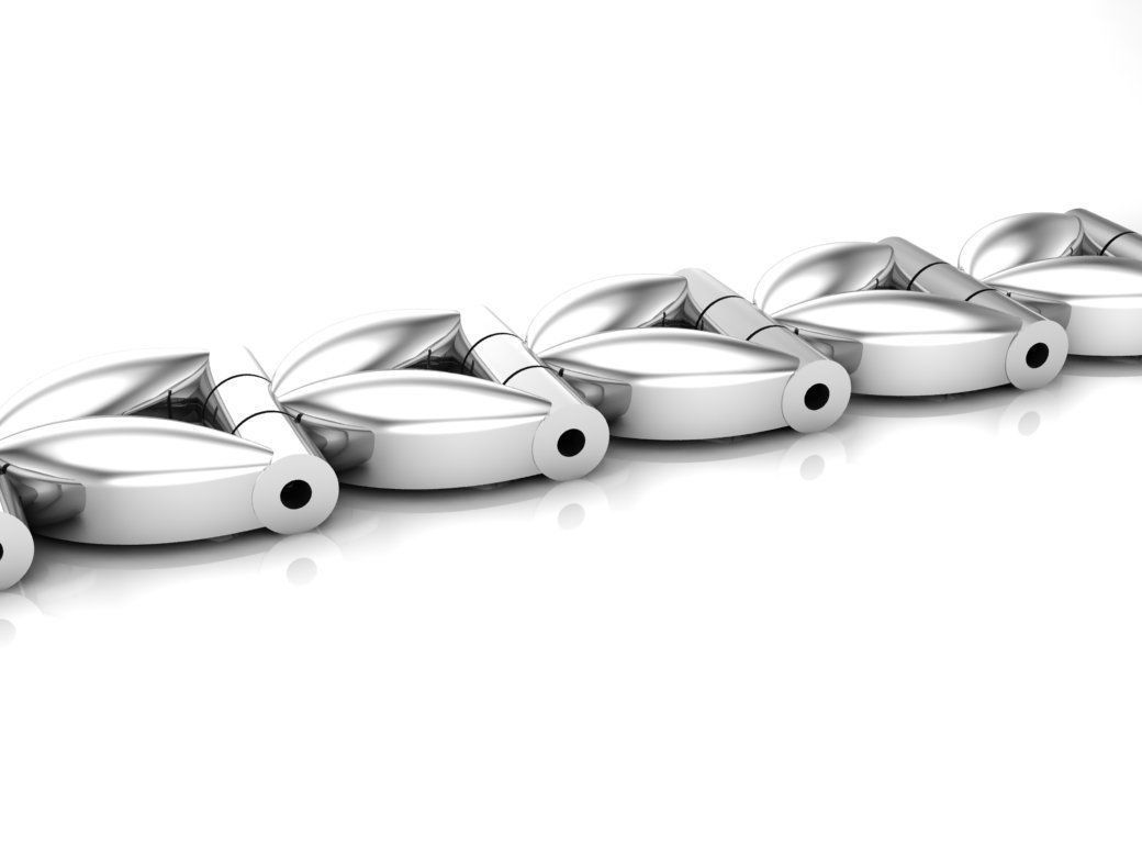 link chain 3D print model_3