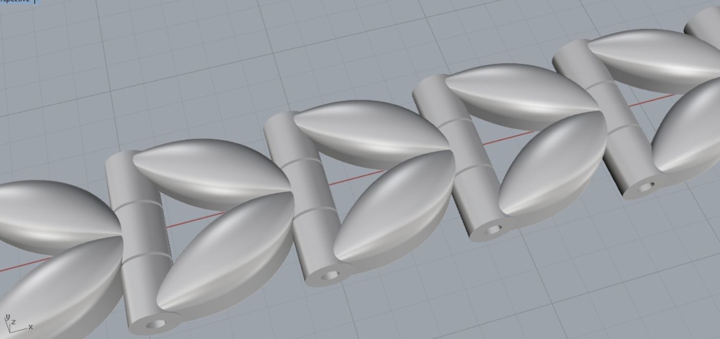 link chain 3D print model_14