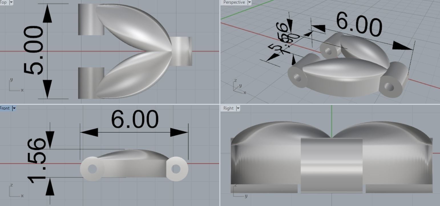 link chain 3D print model_6