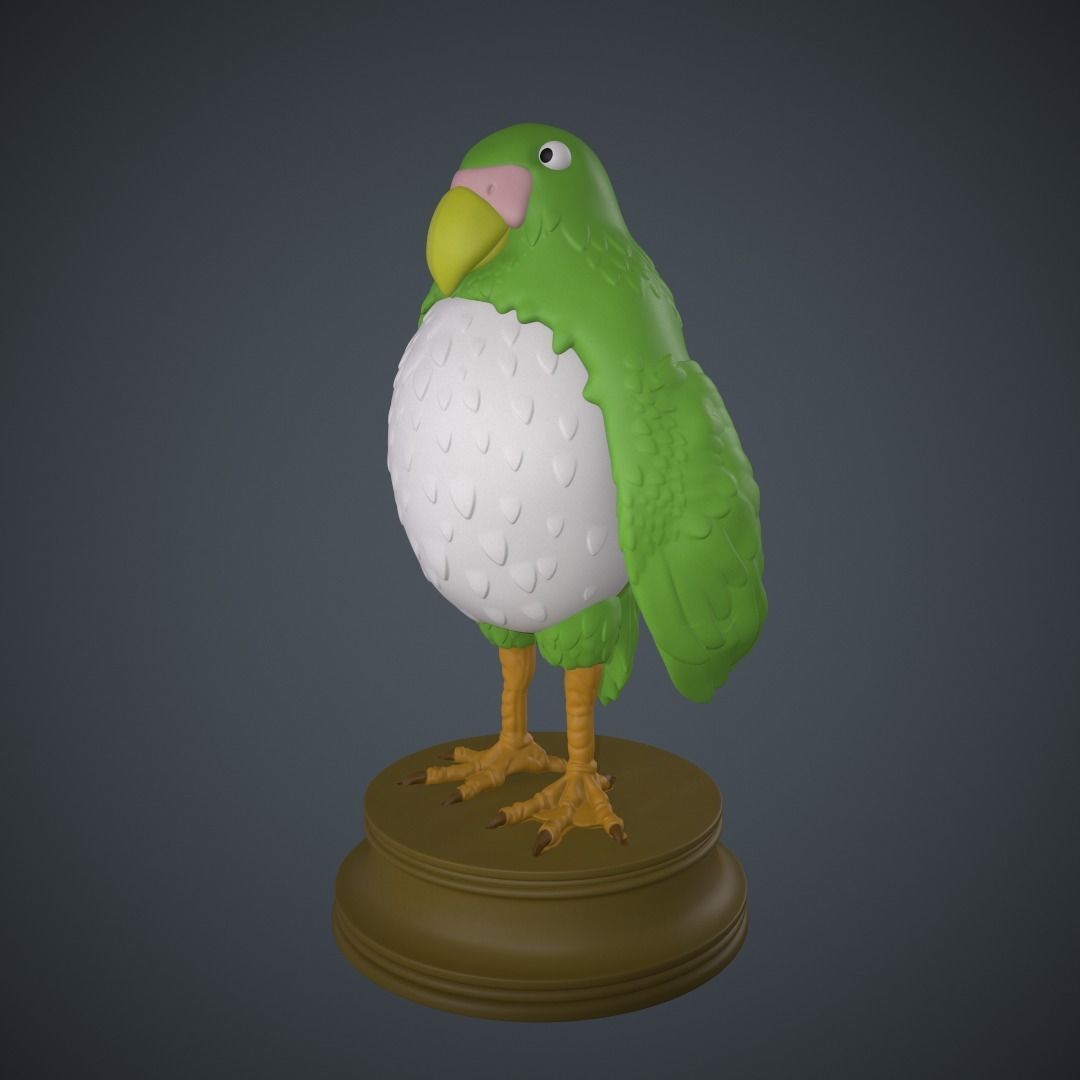 Parakeet The Boy and The Heron 3D print model_1