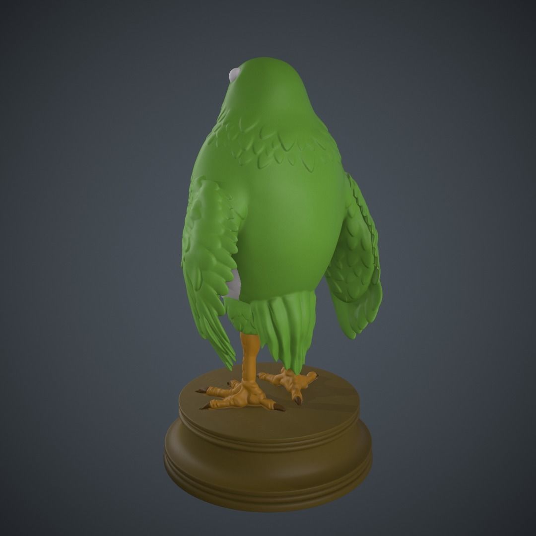 Parakeet The Boy and The Heron 3D print model_2