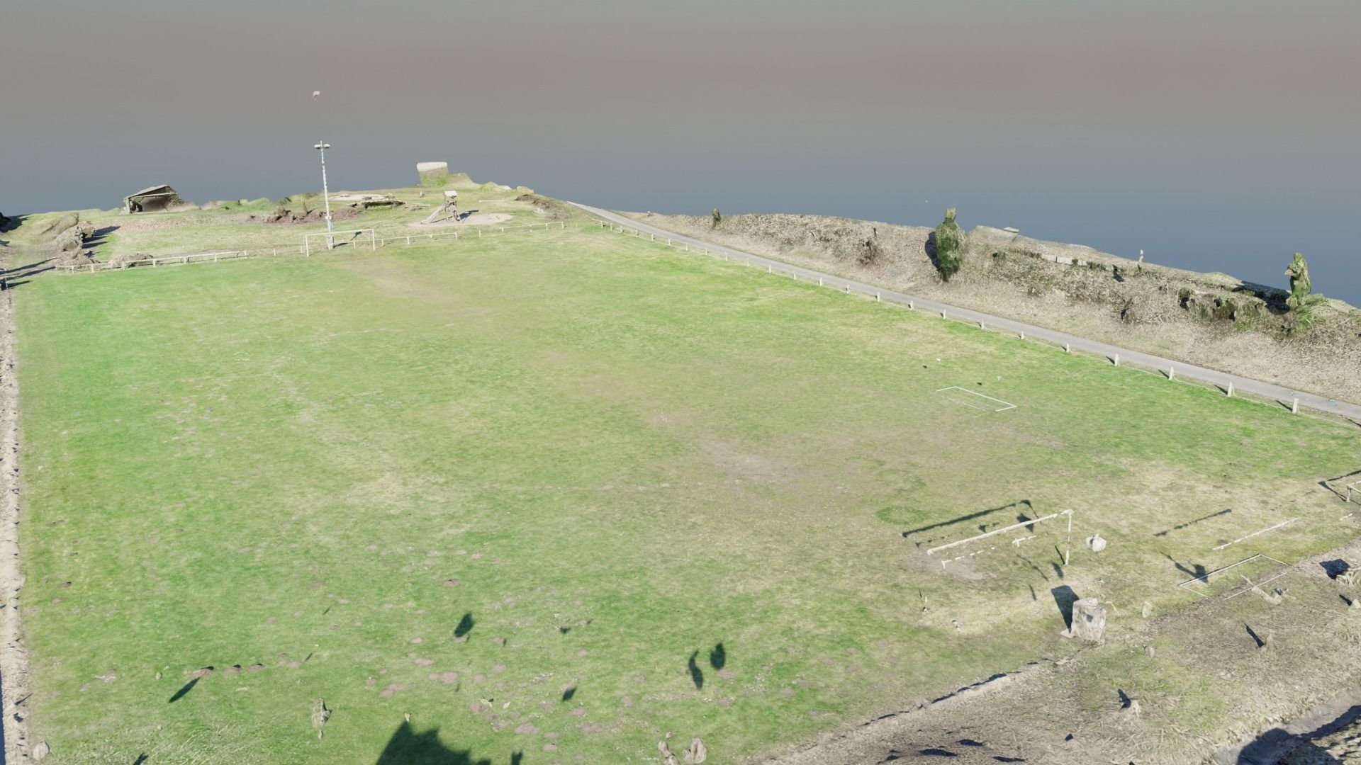 3D Scaned Football field in Germany 3D model_2