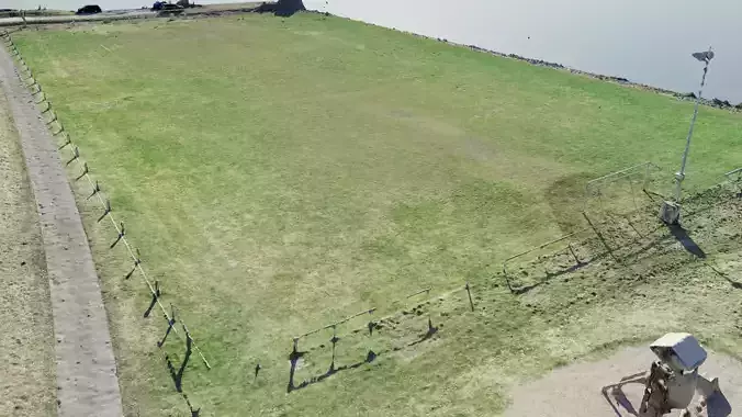 3D Scaned Football field in Germany