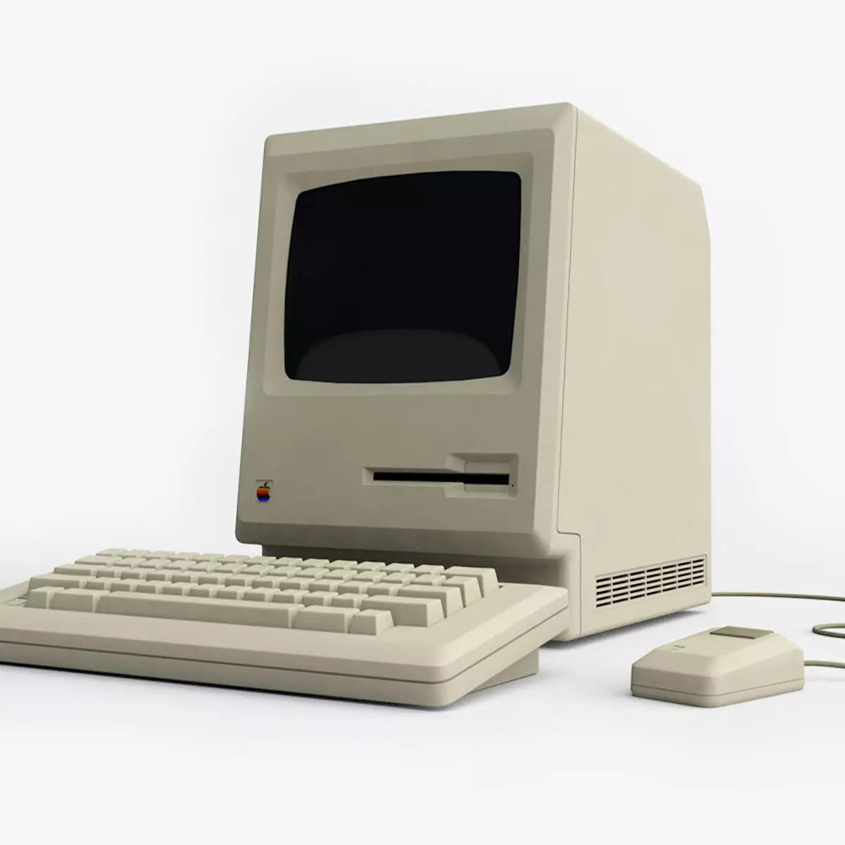 Apple Macintosh 128K 3D model
