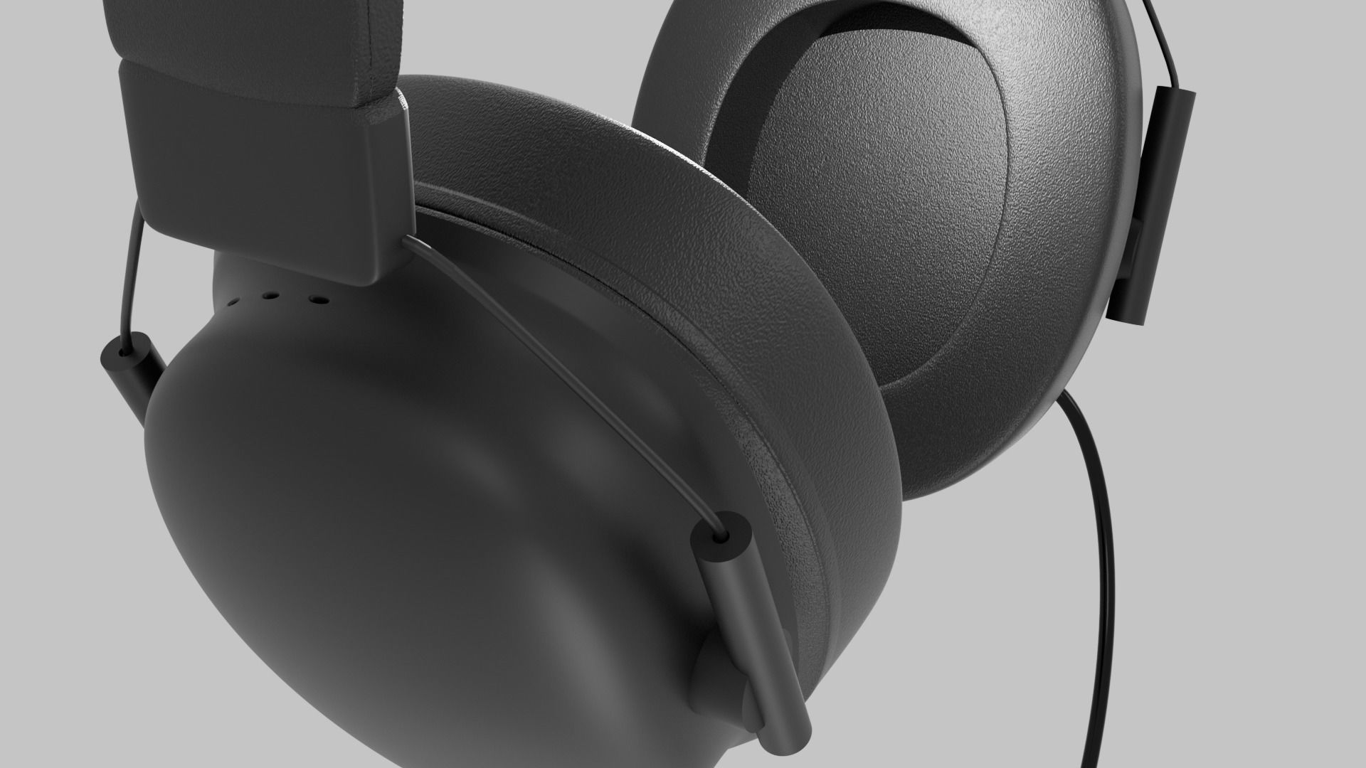 Headset - RAZER-like 3D model_1