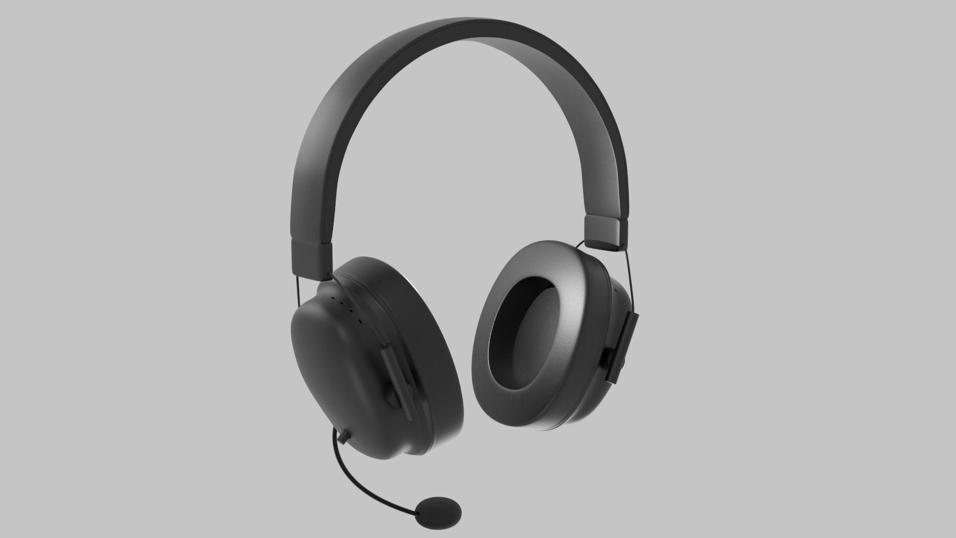 Headset - RAZER-like 3D model_3