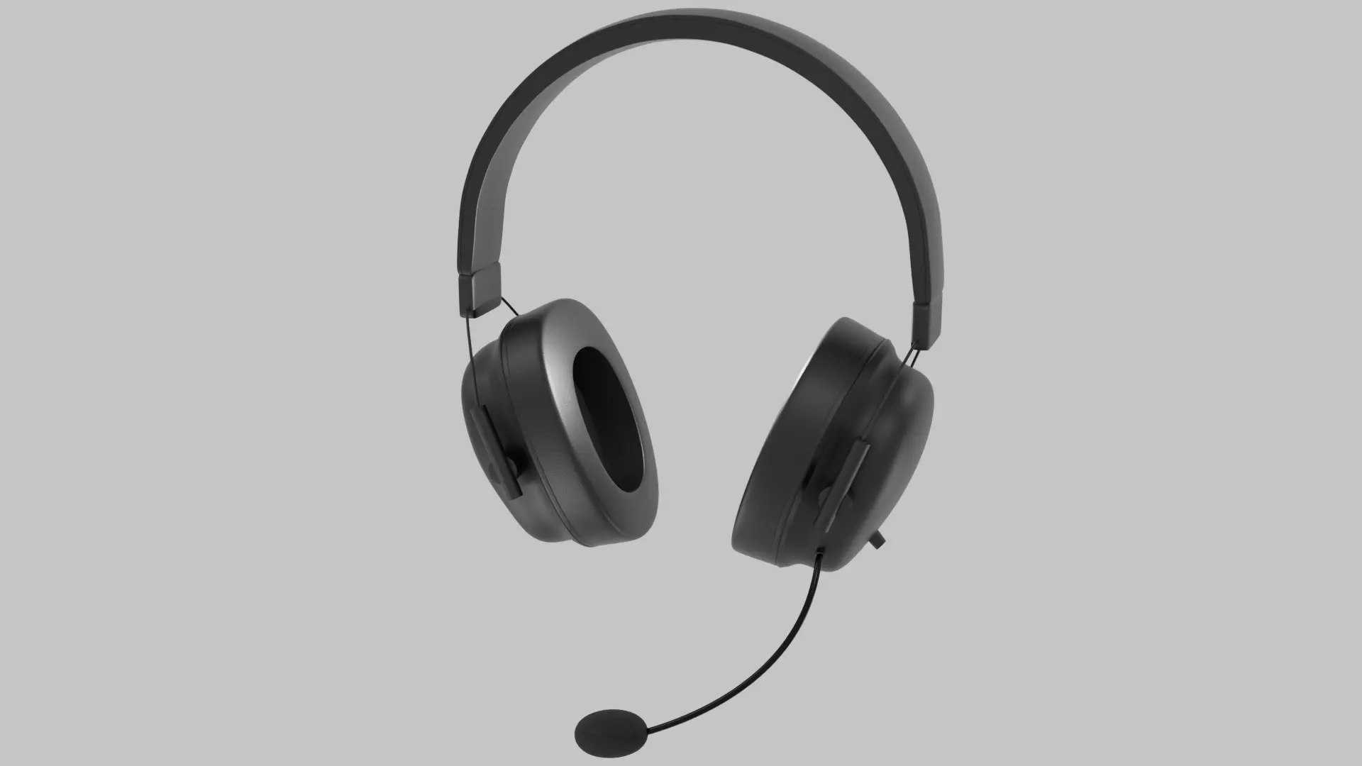 Headset - RAZER-like 3D model_0