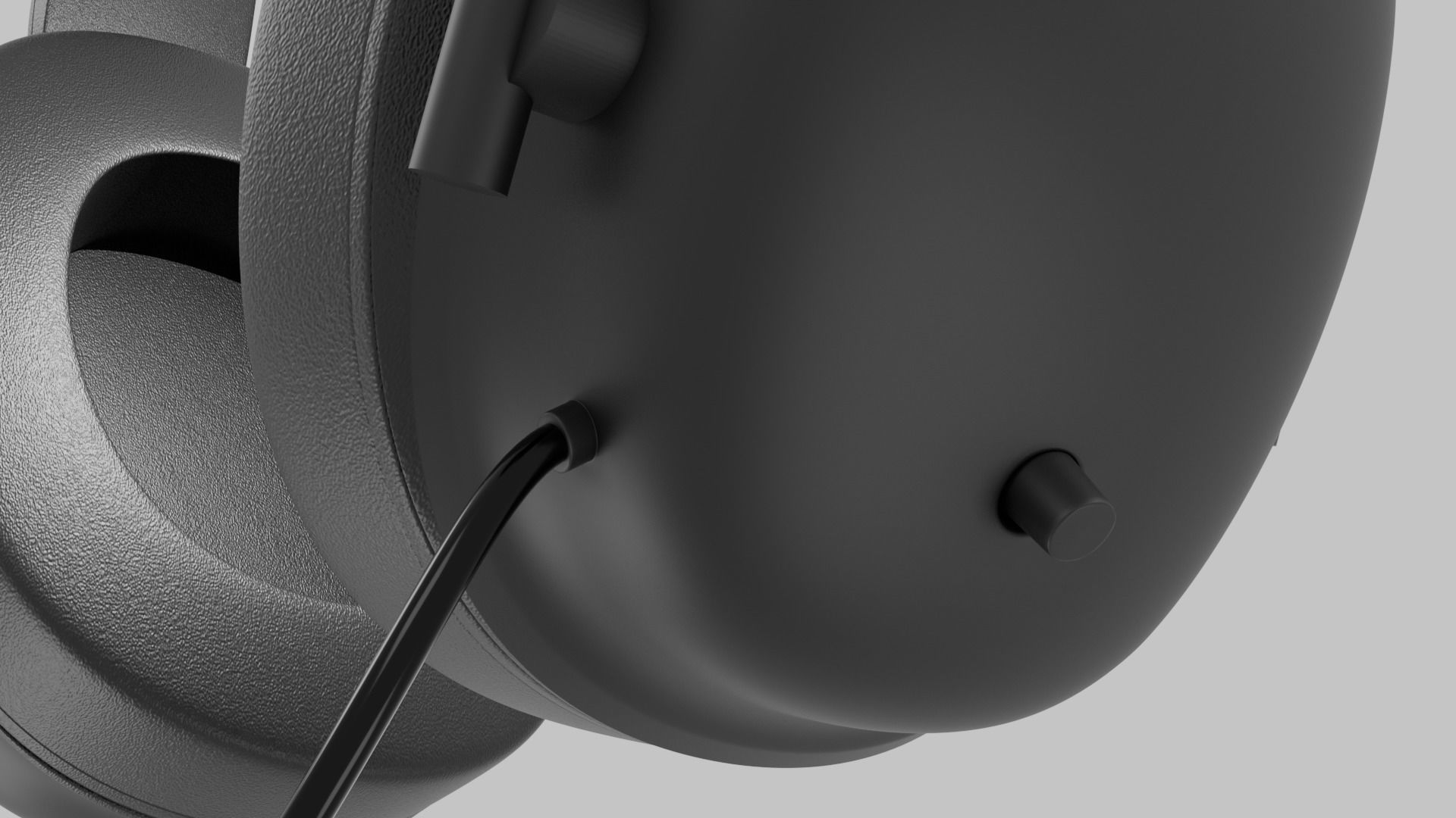 Headset - RAZER-like 3D model_4