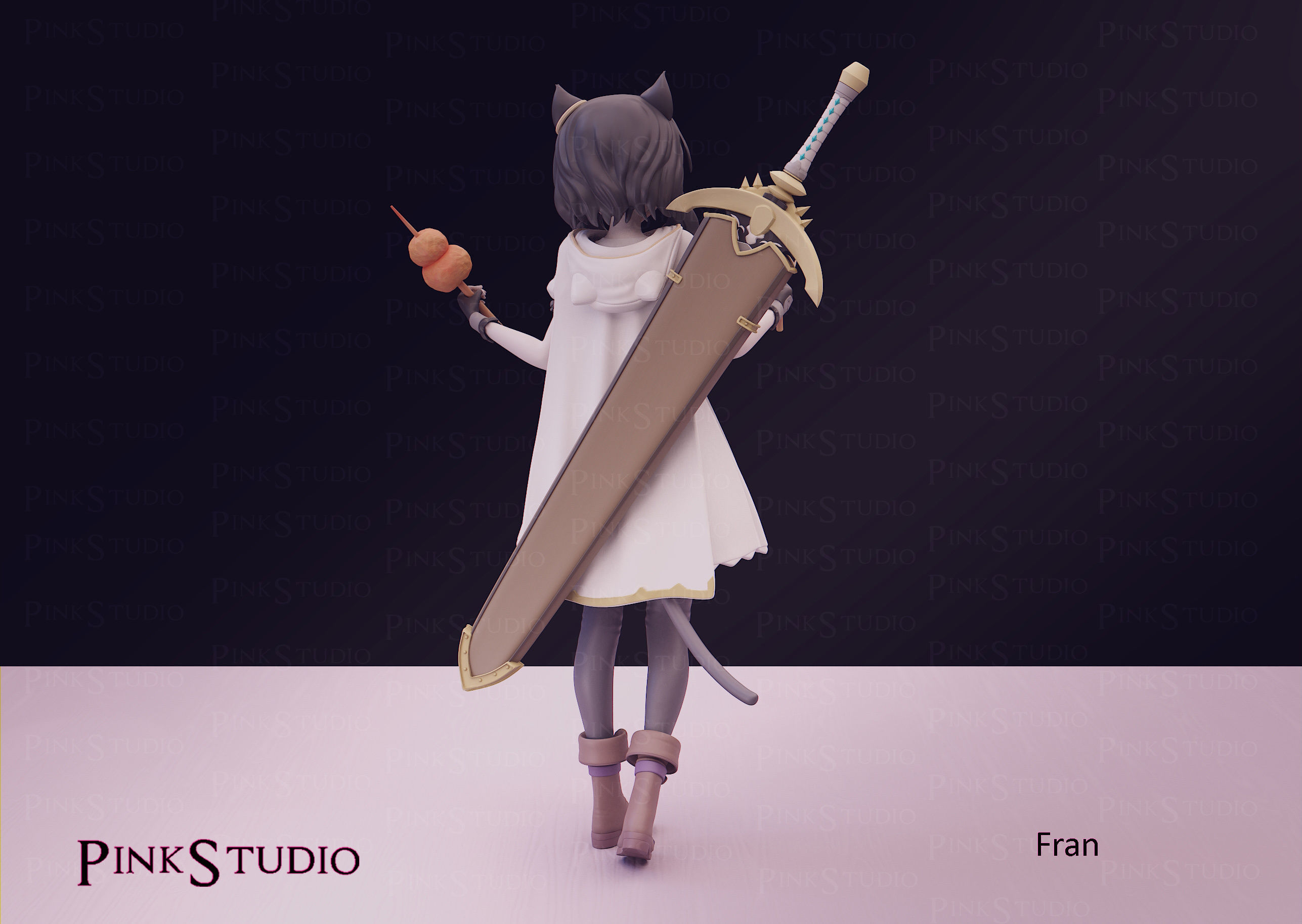 Reincarnated as a sword - Fran 3D print model_9