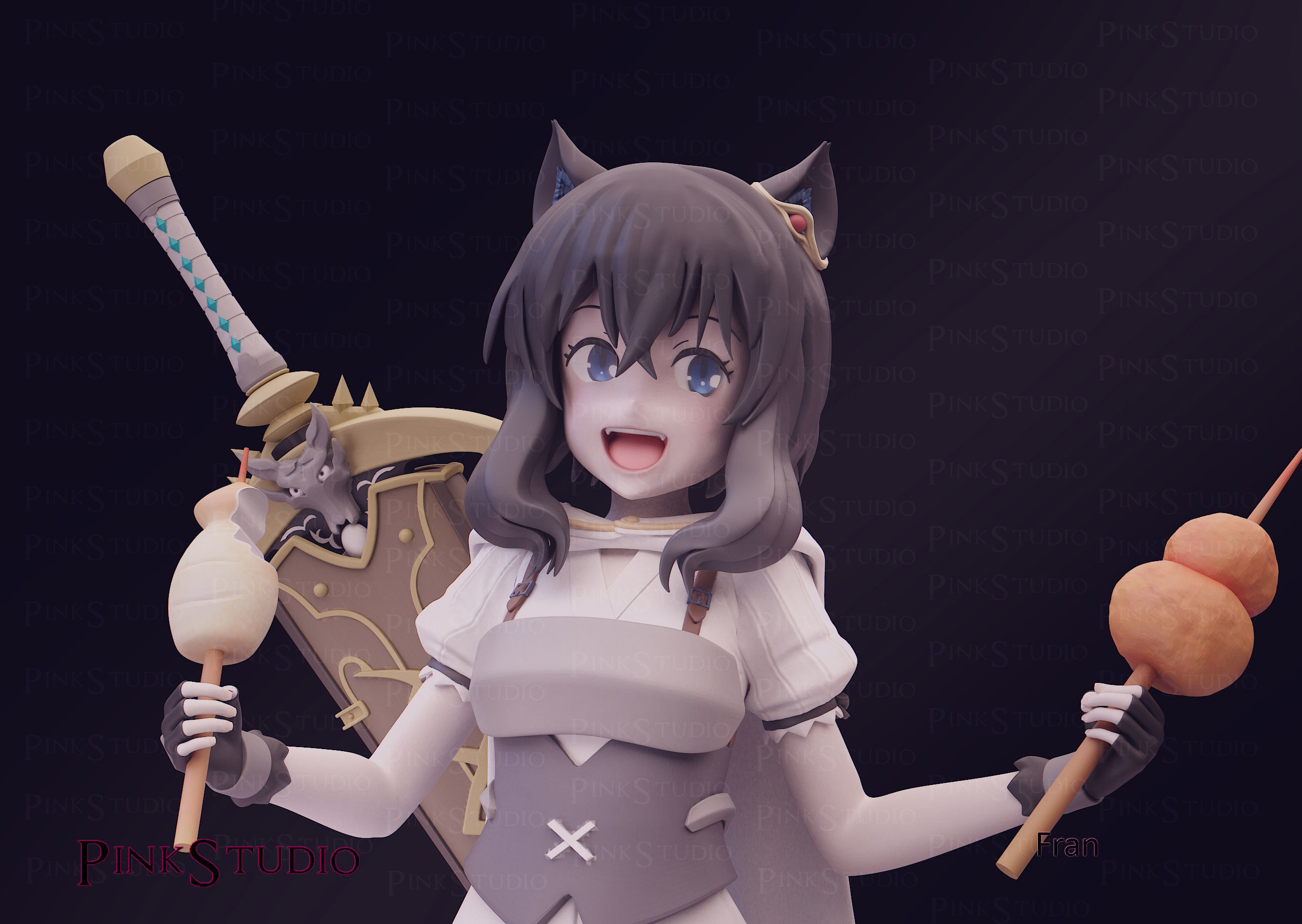 Reincarnated as a sword - Fran 3D print model_17