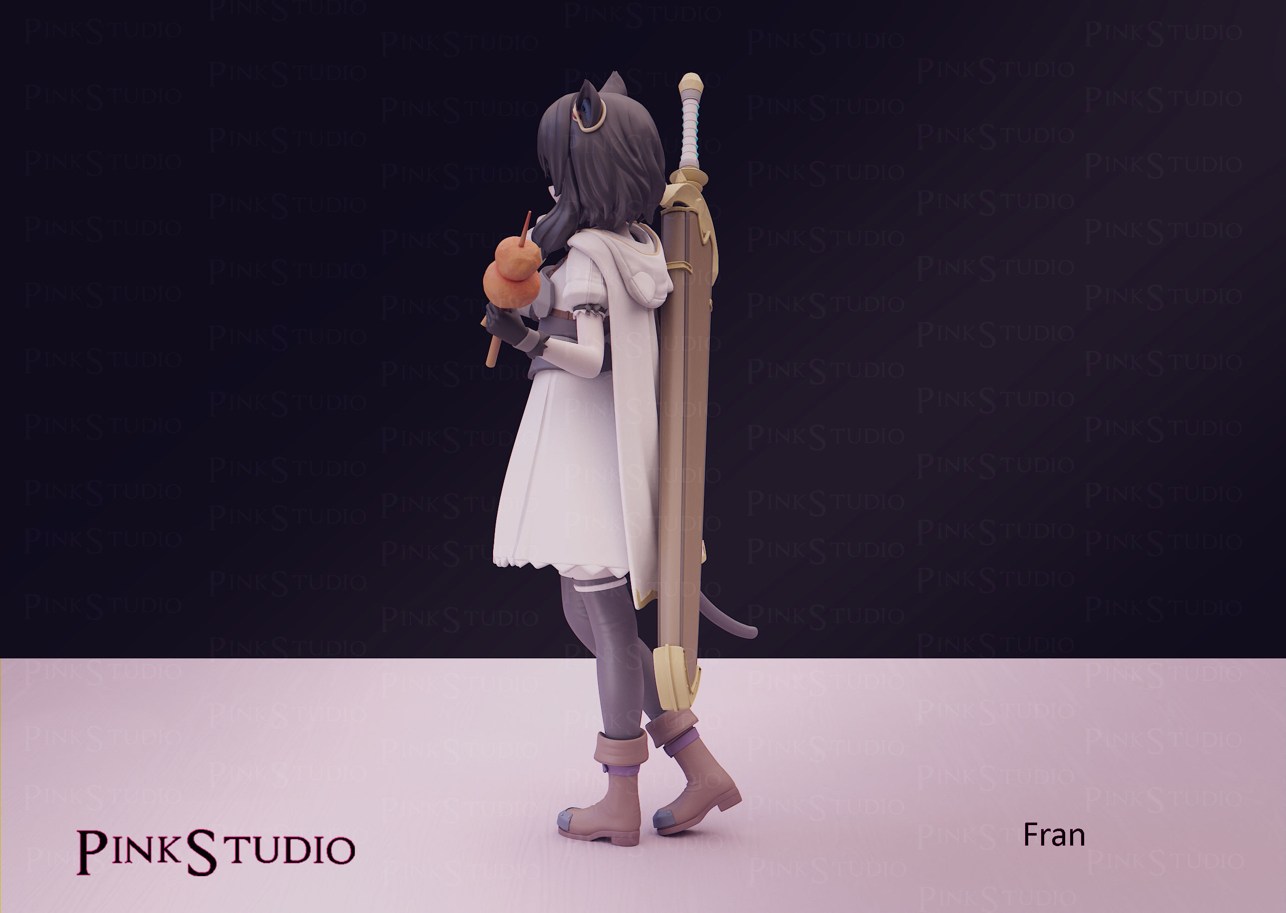 Reincarnated as a sword - Fran 3D print model_13