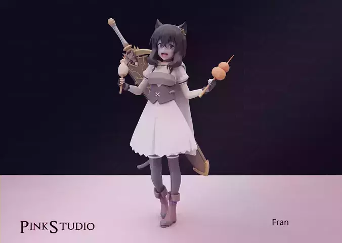 Reincarnated as a sword - Fran 3D print model