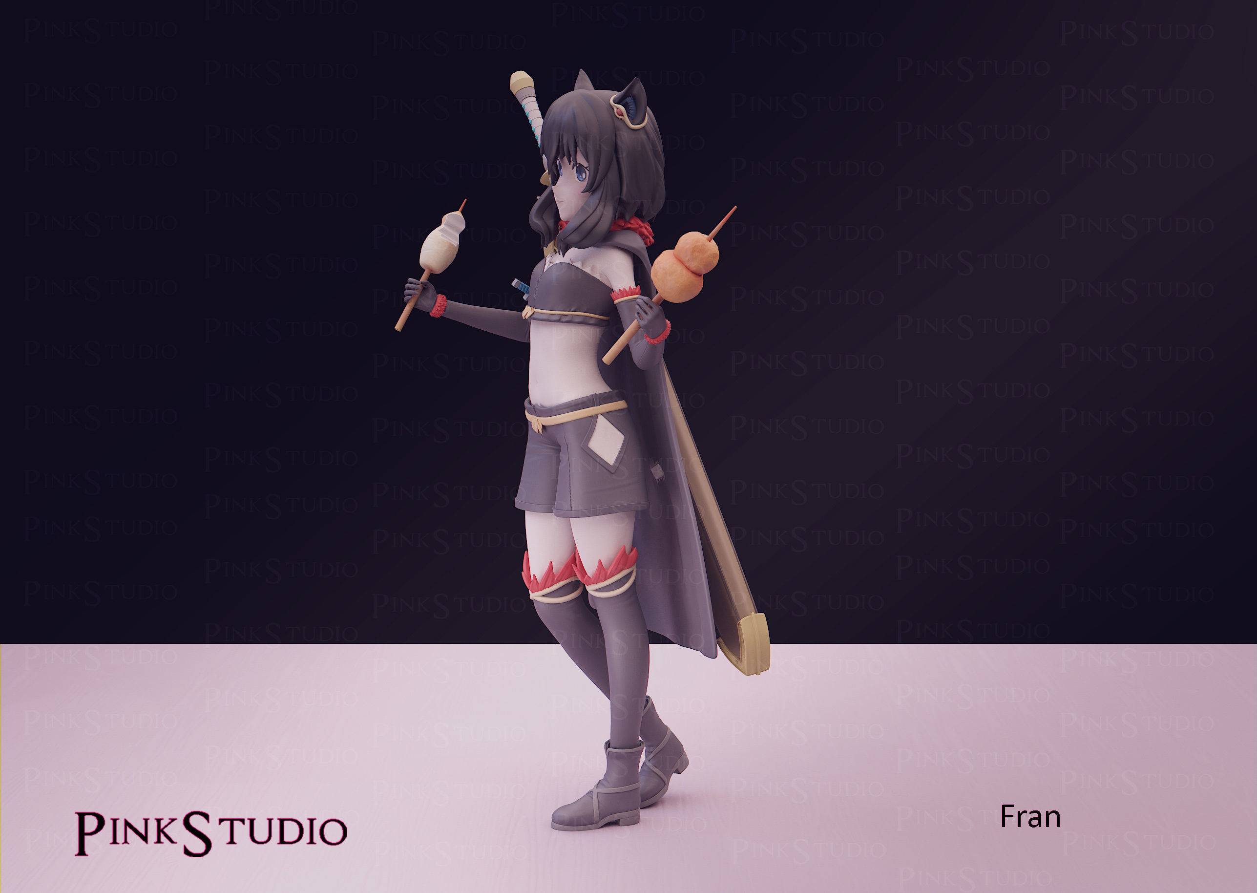 Reincarnated as a sword - Fran 3D print model_16