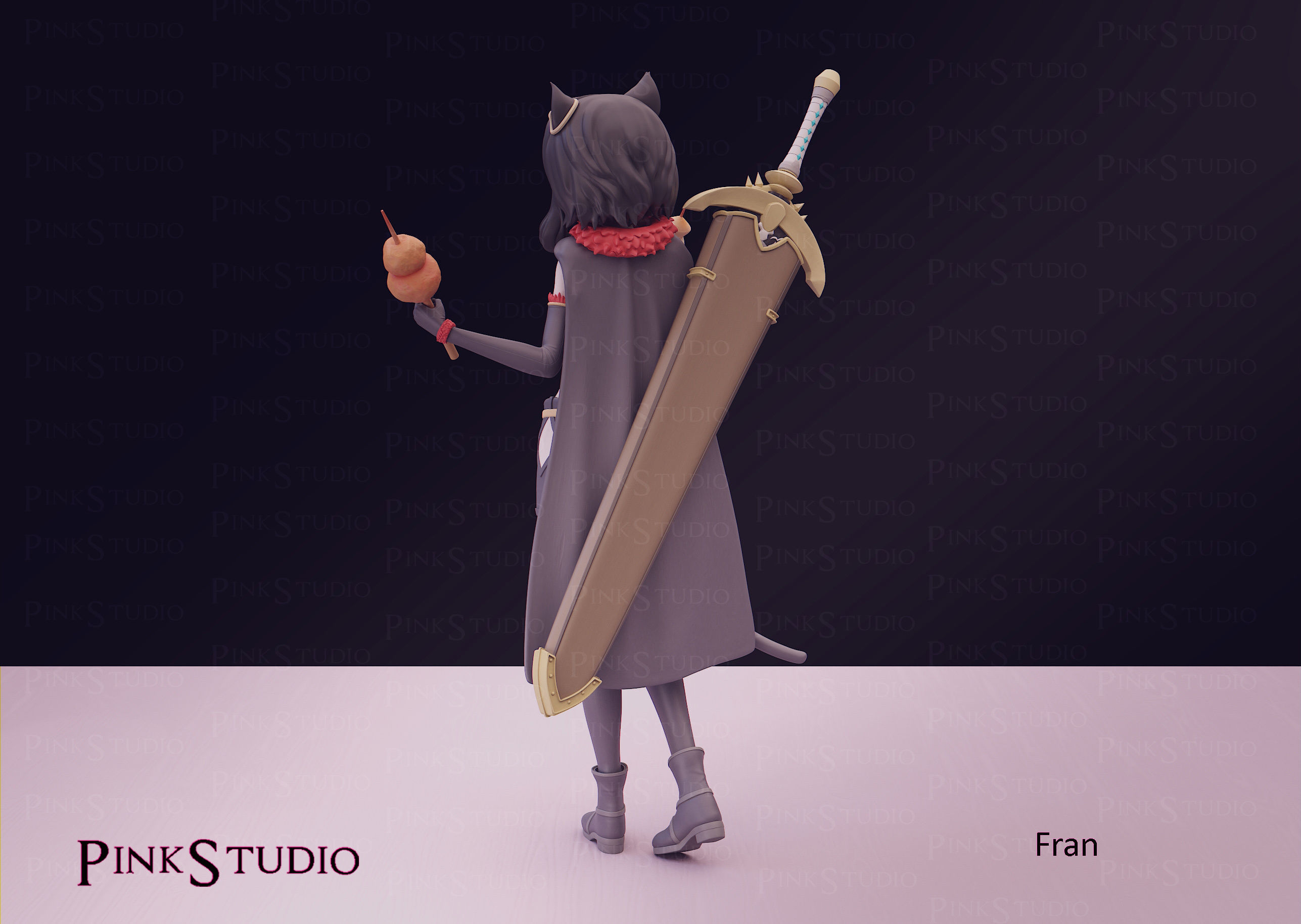 Reincarnated as a sword - Fran 3D print model_12