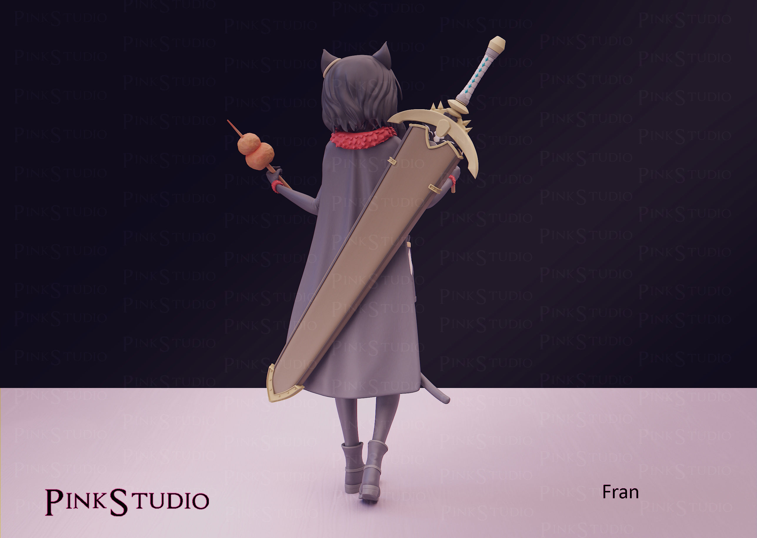 Reincarnated as a sword - Fran 3D print model_10