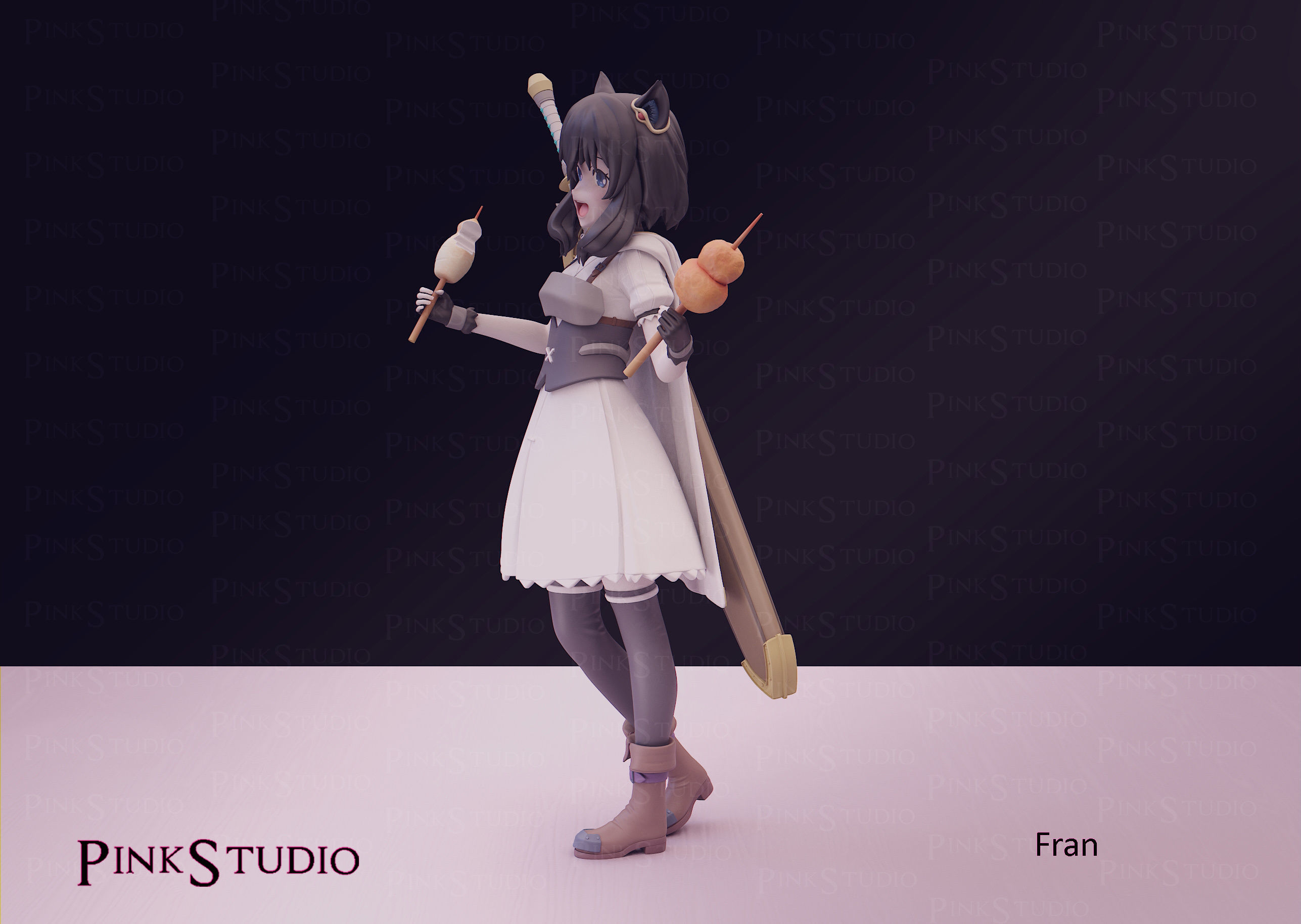 Reincarnated as a sword - Fran 3D print model_15