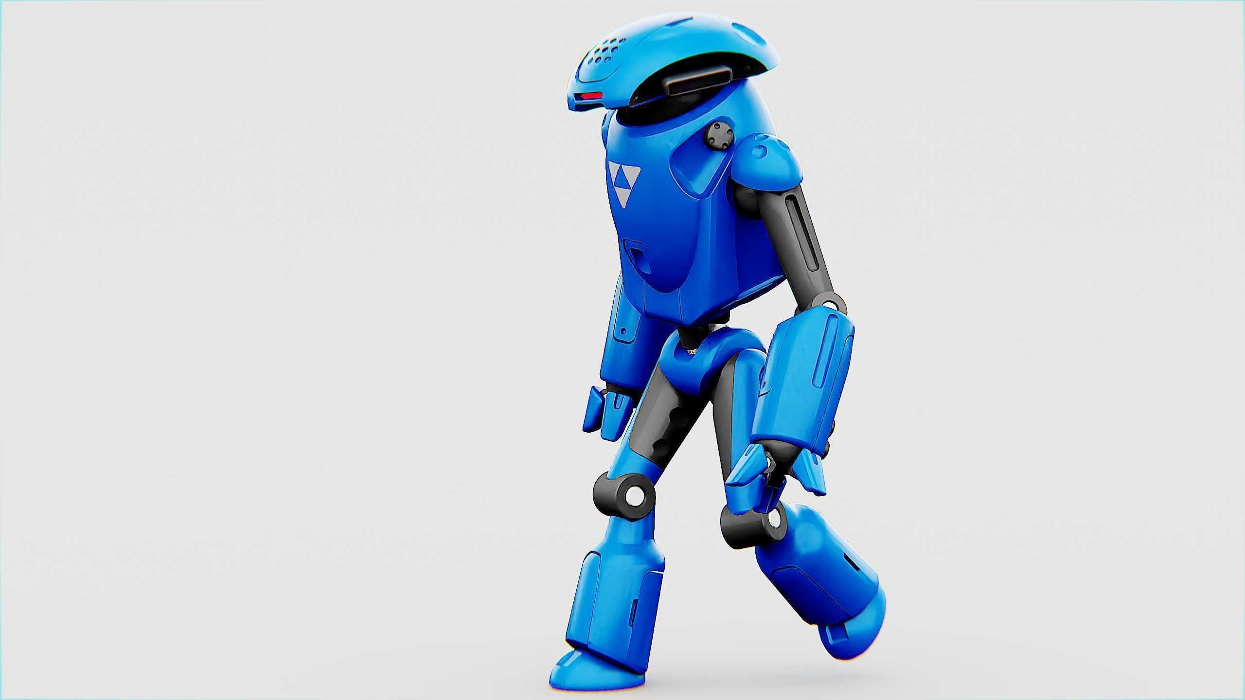 UTILITY BOT SOPHIE Rigged for Unreal Engine - Unity - MIXAMO 3D model_4