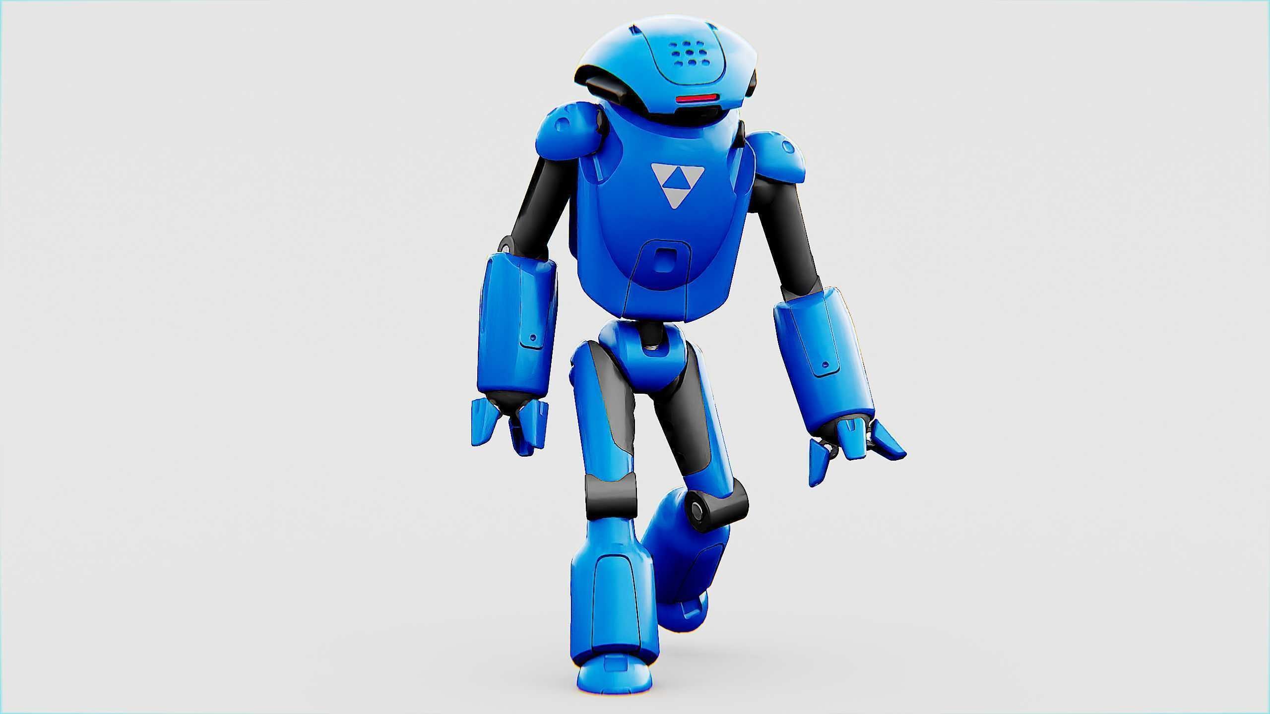 UTILITY BOT SOPHIE Rigged for Unreal Engine - Unity - MIXAMO 3D model_17