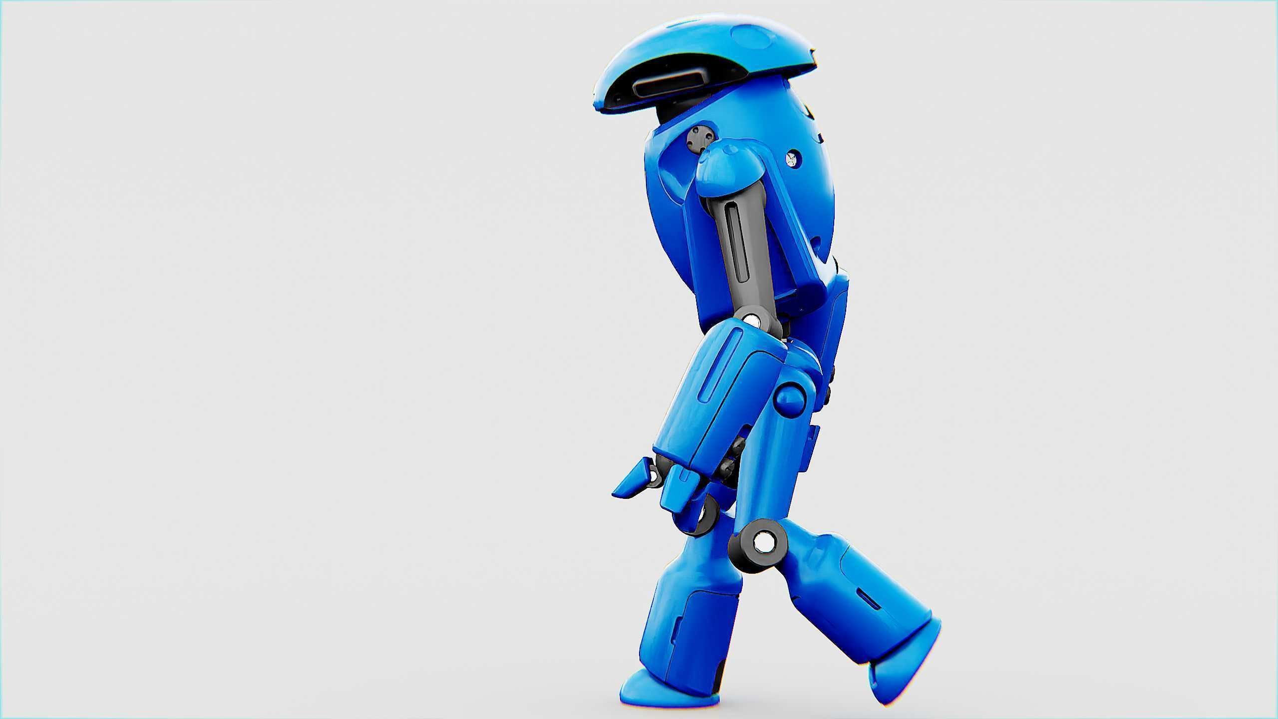 UTILITY BOT SOPHIE Rigged for Unreal Engine - Unity - MIXAMO 3D model_6