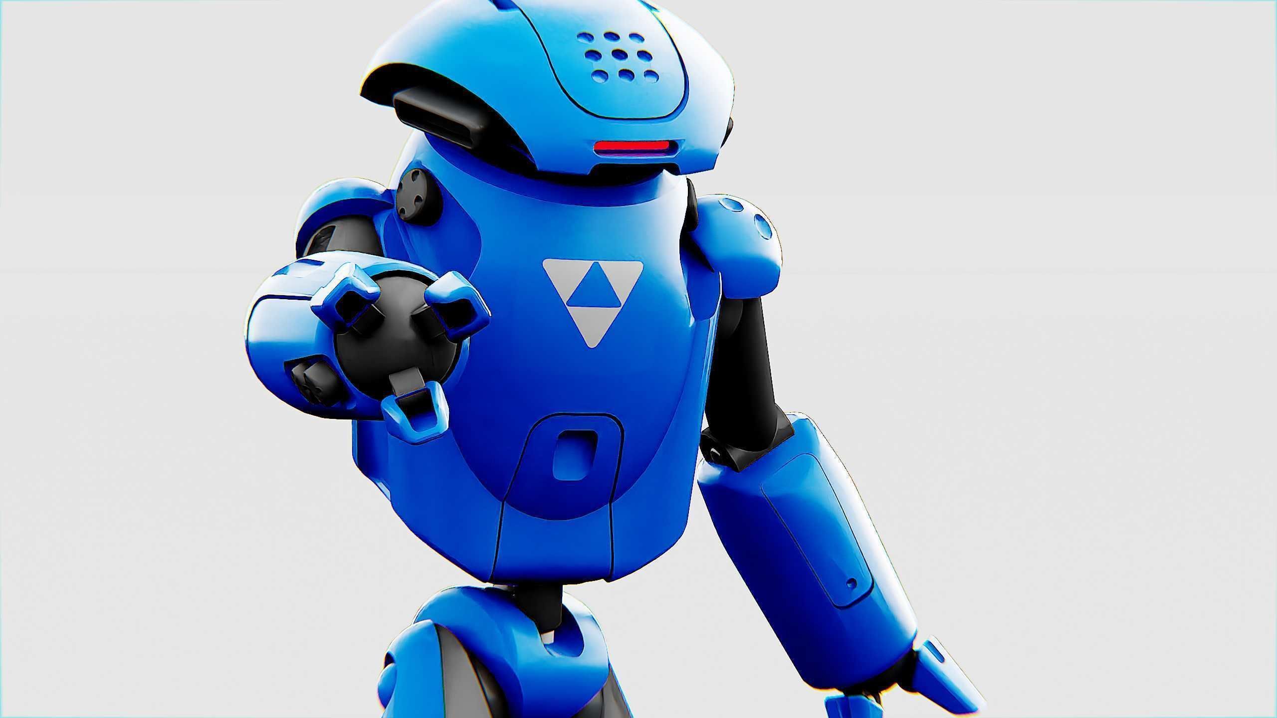 UTILITY BOT SOPHIE Rigged for Unreal Engine - Unity - MIXAMO 3D model_28