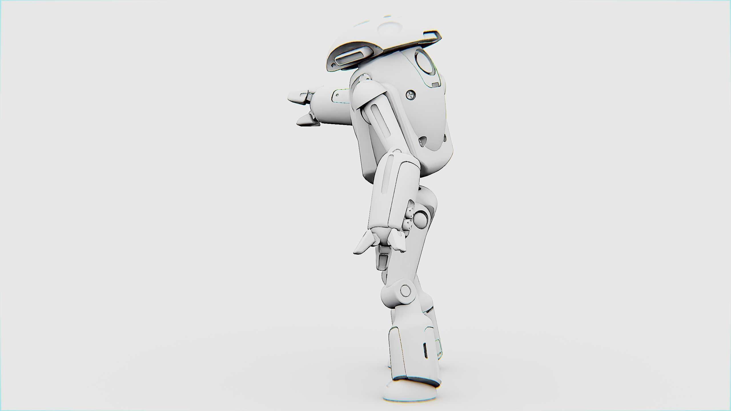 UTILITY BOT SOPHIE Rigged for Unreal Engine - Unity - MIXAMO 3D model_33