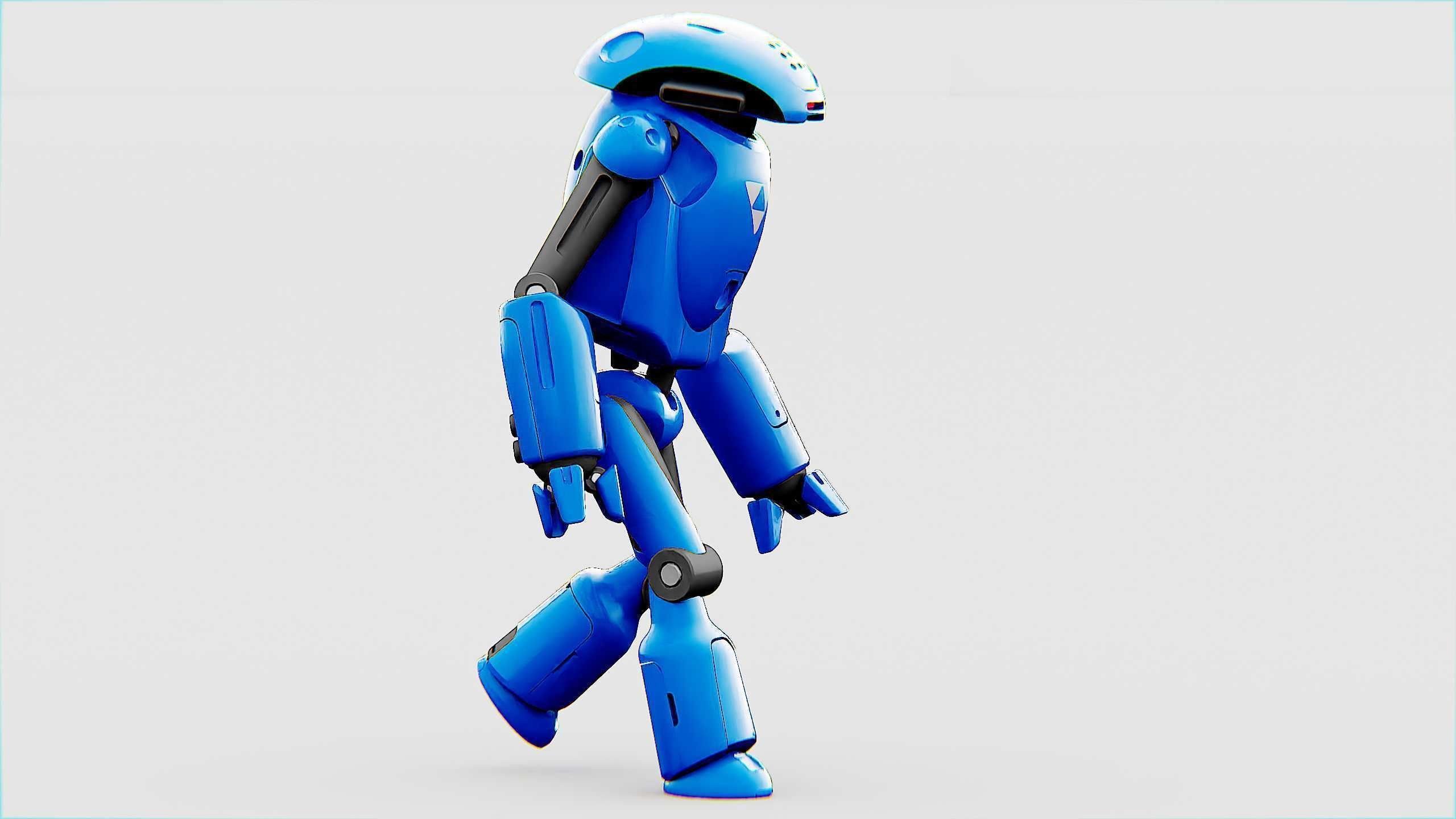 UTILITY BOT SOPHIE Rigged for Unreal Engine - Unity - MIXAMO 3D model_14