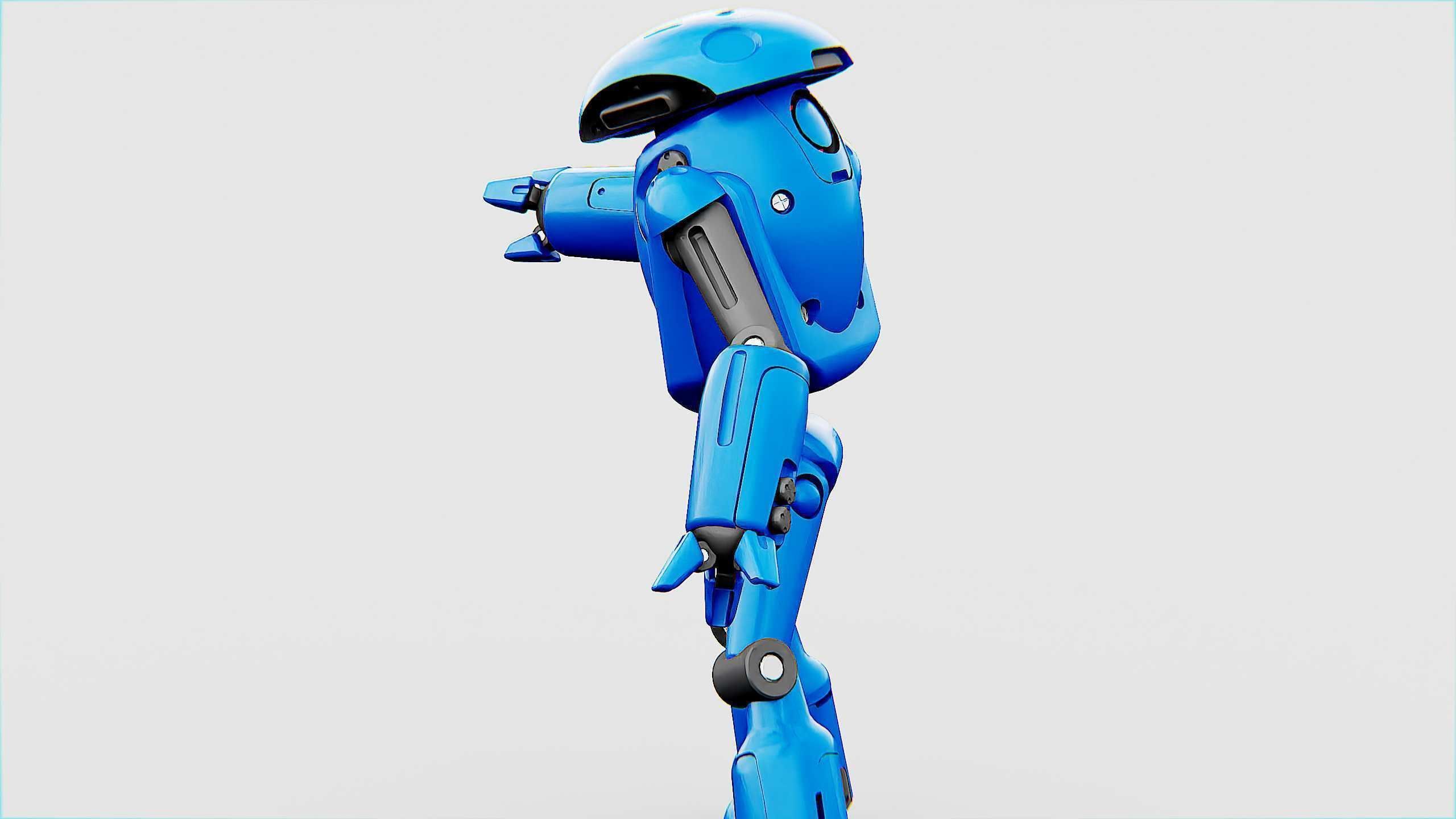 UTILITY BOT SOPHIE Rigged for Unreal Engine - Unity - MIXAMO 3D model_27