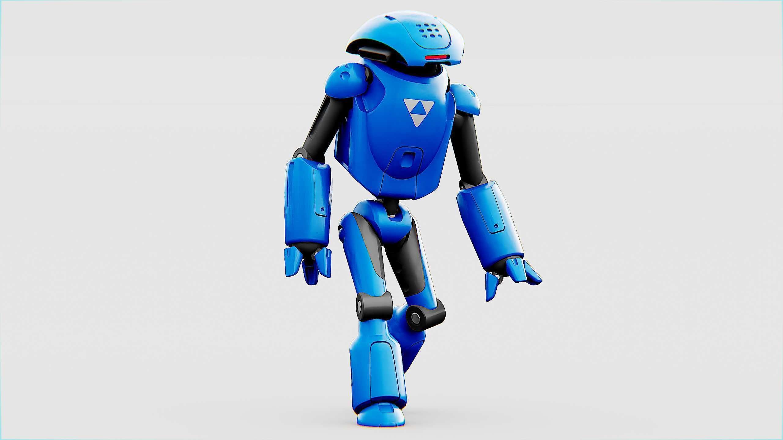 UTILITY BOT SOPHIE Rigged for Unreal Engine - Unity - MIXAMO 3D model_16
