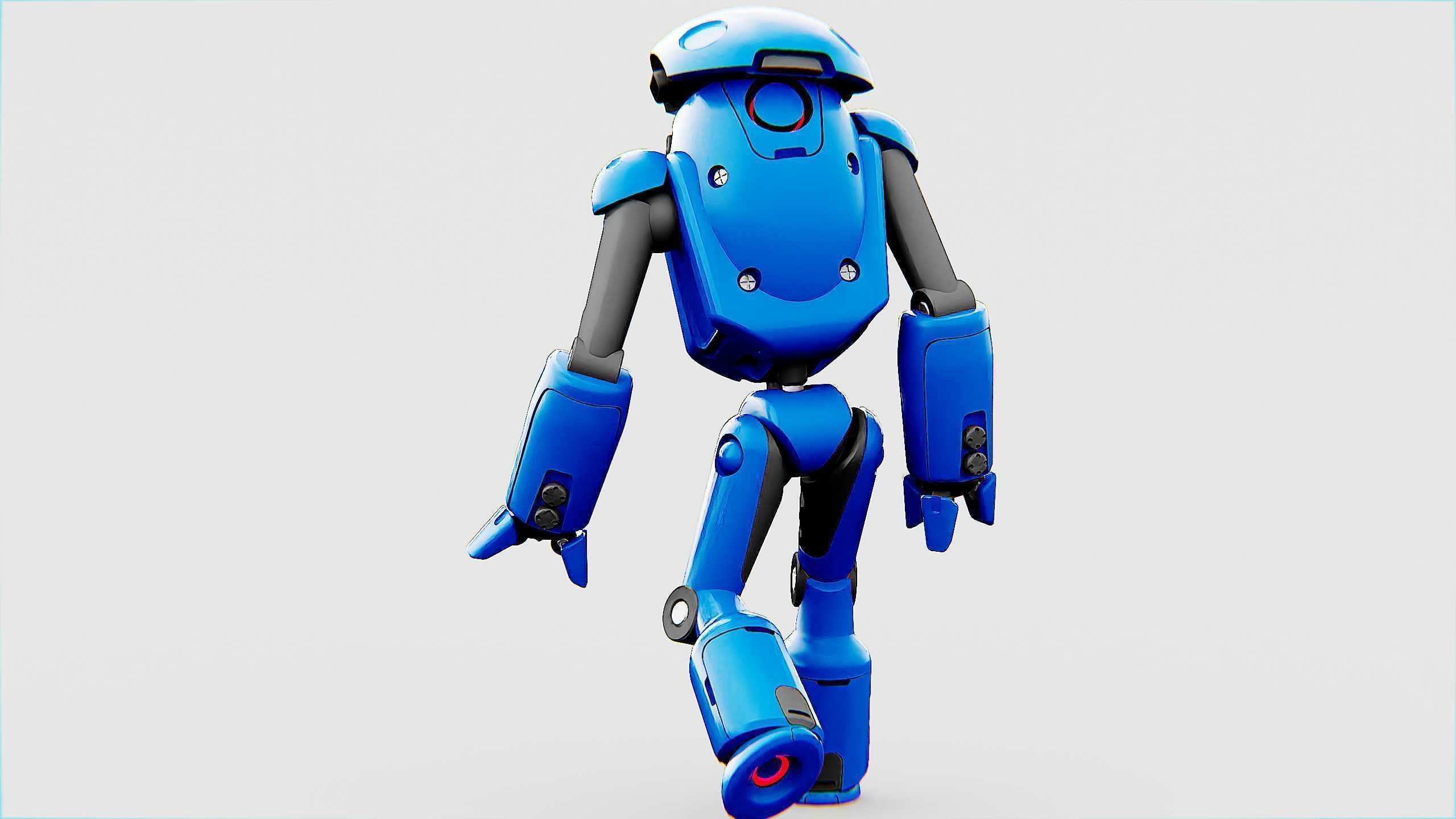 UTILITY BOT SOPHIE Rigged for Unreal Engine - Unity - MIXAMO 3D model_9