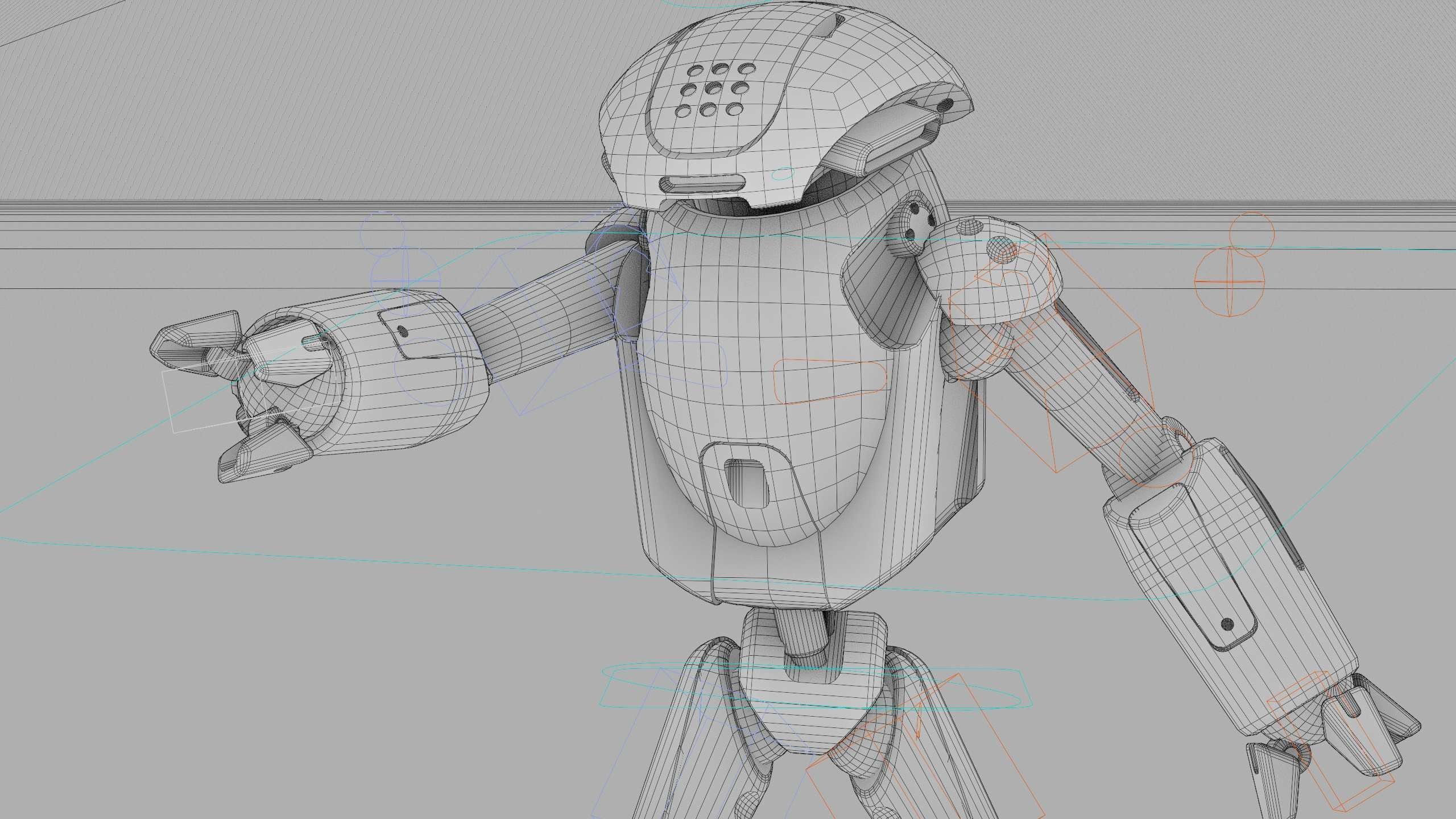 UTILITY BOT SOPHIE Rigged for Unreal Engine - Unity - MIXAMO 3D model_42