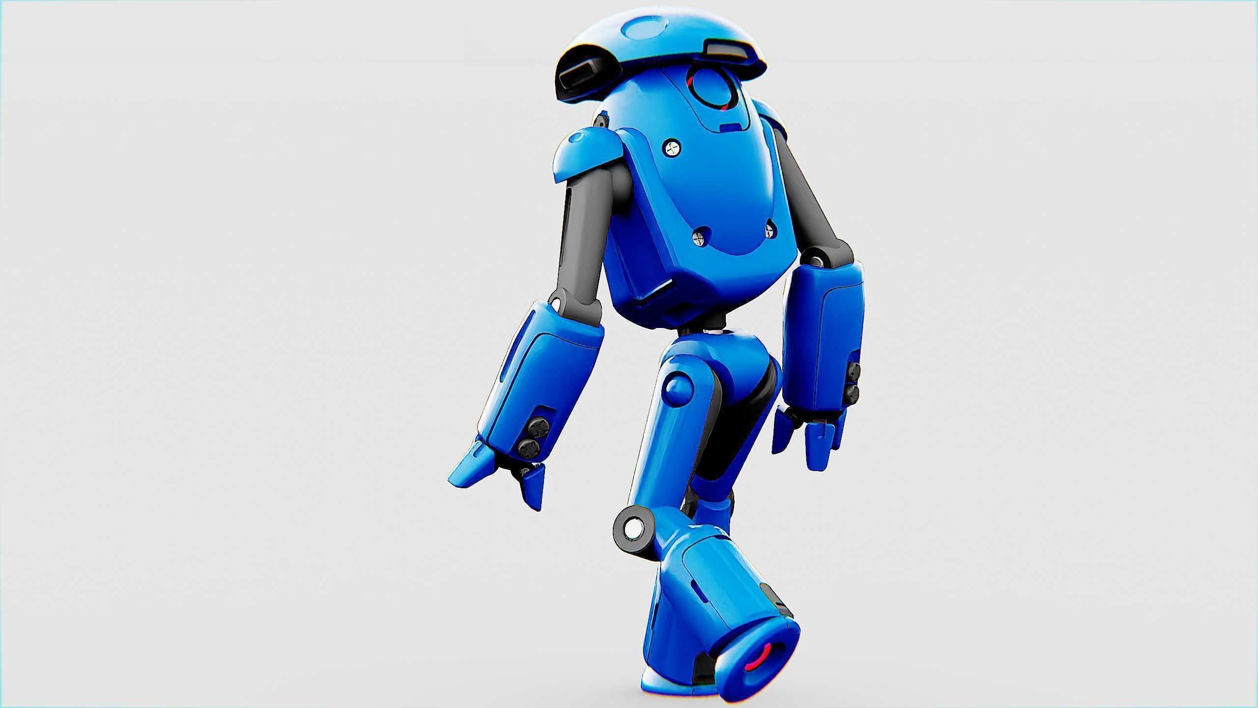 UTILITY BOT SOPHIE Rigged for Unreal Engine - Unity - MIXAMO 3D model_8